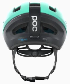 POC Omne Air Resitstance Spin Rennradhelm - Fluorite Green Mat -Fahrradhelme Store 10723 POC OmneAirResistanceSPIN 1437 FluoriteGreen rear