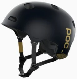 POC Crane MIPS Fabio Ed. Fahrradhelm - Uranium Black Matt / Gold