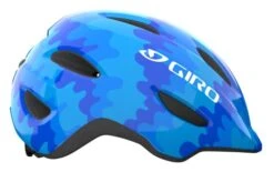 Giro Scamp Kinder Fahrradhelm - Blue Splash -Fahrradhelme Store 200165045 Giro Scamp blue splash left
