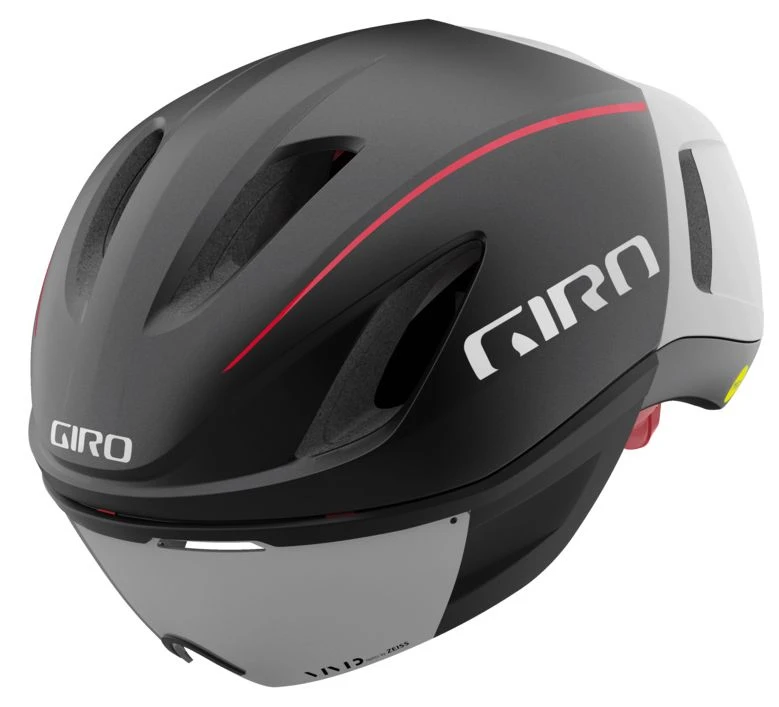 Giro Vanquish Mips Aero-Rennradhelm - Mat Black/white/red 2 Giro Vanquish Mips Aero-Rennradhelm - Mat Black/white/red – Bild 2