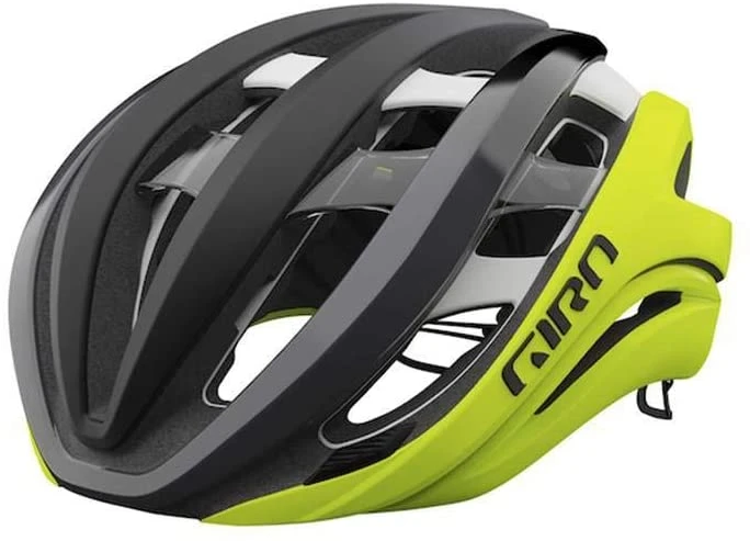 Giro AETHER Spherical Mips Rennradhelm - Mat Black Fade/highlight Yellow 2 Giro AETHER Spherical Mips Rennradhelm - Mat Black Fade/highlight Yellow – Bild 2
