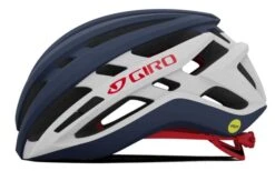 Giro Agilis MIPS Rennradhelm - Matte Midn/white/red