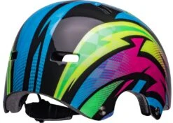 Bell SPAN Skaterhelm & Fahrradhelm-gloss Blue/magenta Psycho -Fahrradhelme Store 210165051 bell span bmx psycho gloss blue magenta back right 1