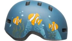 Bell Lil Ripper Kinder Fahrradhelm - Mat Gray/blue Fish -Fahrradhelme Store 210208009 bell lil ripper matte grey blue fish 1