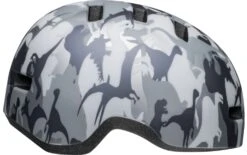 Bell Lil Ripper Kinder Fahrradhelm - Camosaurus -Fahrradhelme Store 210208027 bell lil ripper camosaurus matte gray silver right