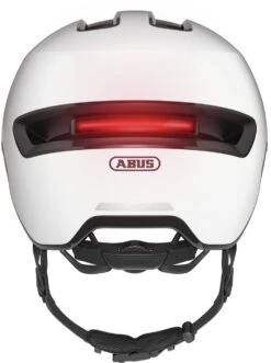 ABUS HUD-Y City- Fahrradhelm - Shiny White -Fahrradhelme Store 91987 HUD Y SHINY WHITE REAR CMYK 3