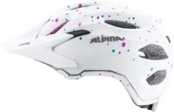 Alpina Carapax Jr. Fahrradhelm - White Polke Dots -Fahrradhelme Store A9702111 Alpina Carapax Junior white polka 2