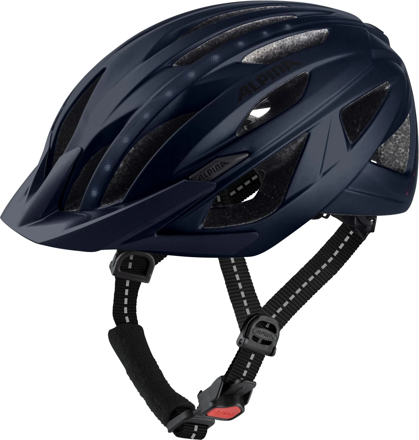 Alpina Haga LED Fahrradhelm - Indigo Mat 1 Alpina Haga LED Fahrradhelm - Indigo Mat
