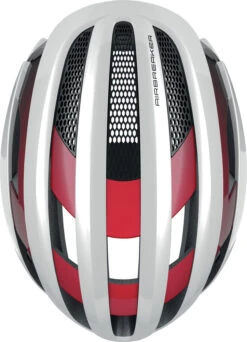 ABUS AirBreaker Rennradhelm - White-red -Fahrradhelme Store Abus Airbreaker Rennradhelm cycling helmet white red 4