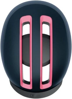 ABUS HUD-Y City- Fahrradhelm - Midnight Blue 9 ABUS HUD-Y City- Fahrradhelm - Midnight Blue -Fahrradhelme Store Abus Hud y city stadt fahrradhelm ebike helm flower midnight blue 4
