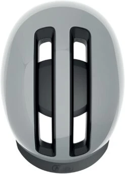 ABUS HUD-Y City- Fahrradhelm - Race Grey -Fahrradhelme Store Abus Hud y city stadt fahrradhelm ebike helm flower race grey 4