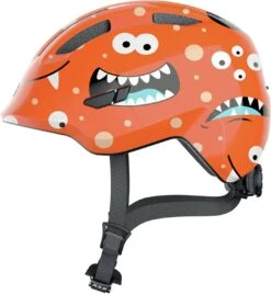 ABUS Smiley 3.0 Kinder-Fahrradhelm - Orange Monster