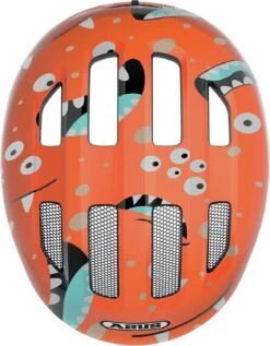ABUS Smiley 3.0 Kinder-Fahrradhelm - Orange Monster -Fahrradhelme Store Abus Smiley 3 0 kinder fahrradhelm orange monster 4