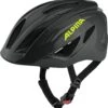Alpina Pico Flash Kinder Fahrradhelm - Black Neon Gloss (glänzend)