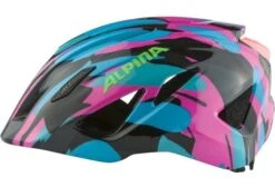Alpina Pico Flash Kinder Fahrradhelm - Neon Blue-pink Gloss (glänzend) -Fahrradhelme Store Alpina pico flash kinderhelm neon blue pink gloss 3