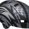Bell Local Skaterhelm & Fahrradhelm-matte Black Grey Psycho