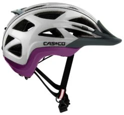 CASCO Activ 2 Fahrradhelm - Silber Lila