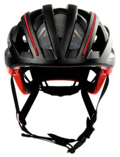 CASCO Cuda2 Strada Rennradhelm - Schwarz-rot-Struktur -Fahrradhelme Store CASCO CUDA2 STRADA SPORT black structure red Shiny front rgb 800px 96dpi 04 1634