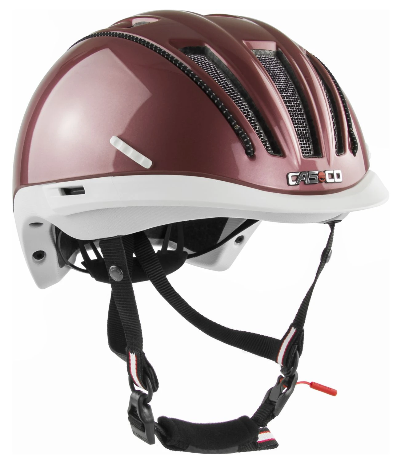 CASCO Roadster Fahrradhelm Ohne Visier - Englisch Rose Weiss 2 CASCO Roadster Fahrradhelm Ohne Visier - Englisch Rose Weiss – Bild 2