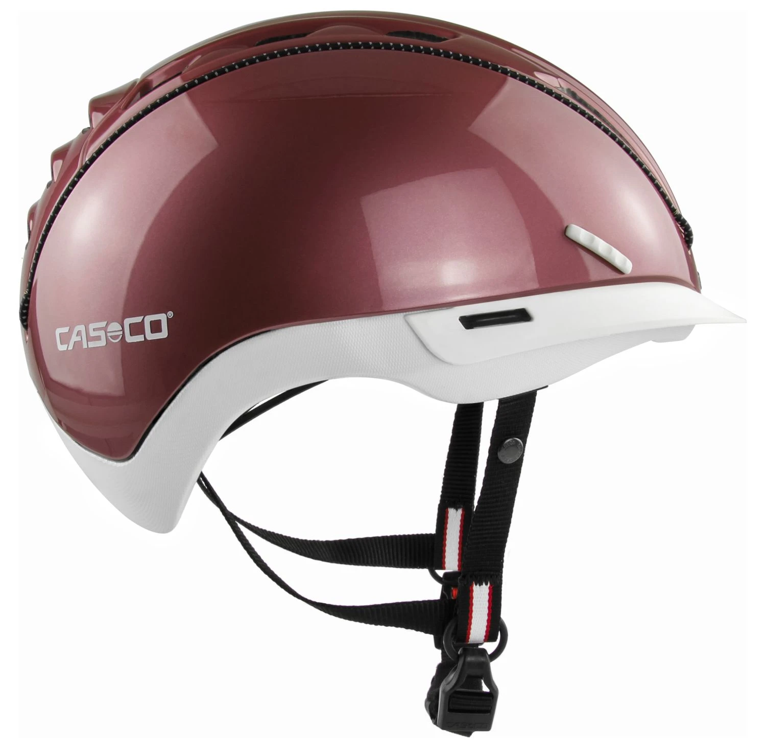 CASCO Roadster Fahrradhelm Ohne Visier - Englisch Rose Weiss 1 CASCO Roadster Fahrradhelm Ohne Visier - Englisch Rose Weiss