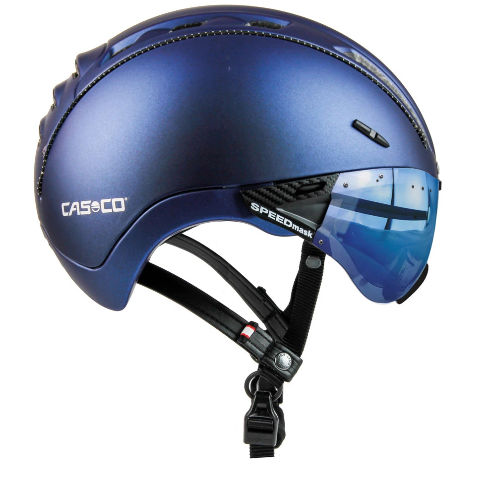 CASCO Roadster Plus Visier Fahrradhelm - Navy Metallic 1 CASCO Roadster Plus Visier Fahrradhelm - Navy Metallic