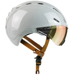 CASCO Roadster Plus Visier Fahrradhelm - Sand Glanz
