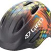 Giro Scamp Kinder Fahrradhelm - Matte Black Check Fade