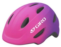 Giro Scamp Kinder Fahrradhelm - Mat Bright Pink/purple Fade