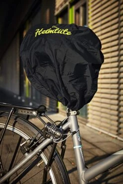 Helmtüte - Helmtasche Mit Diebstahlschutz -Fahrradhelme Store Helmtuete helmschloss fahrradhelm anschliessen 6