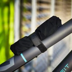 Helmtüte - Helmtasche Mit Diebstahlschutz -Fahrradhelme Store Helmtuete helmschloss fahrradhelm anschliessen 7