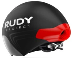 Rudy Project The Wing Triathlon/Timetrail Helmet - Black Matte -Fahrradhelme Store Rudy Project Aero Triathlon Helmet Helm The wing black red hl730010 4