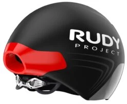 Rudy Project The Wing Triathlon/Timetrail Helmet - Black Matte -Fahrradhelme Store Rudy Project Aero Triathlon Helmet Helm The wing black red hl730010 5