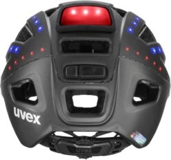 Uvex Finale 2.0 Light Fahrradhelm-black-silver Mat -Fahrradhelme Store S41004302 uvex finale light 2 0 Fahrradhelm mit LED Licht Sensor black mat 4