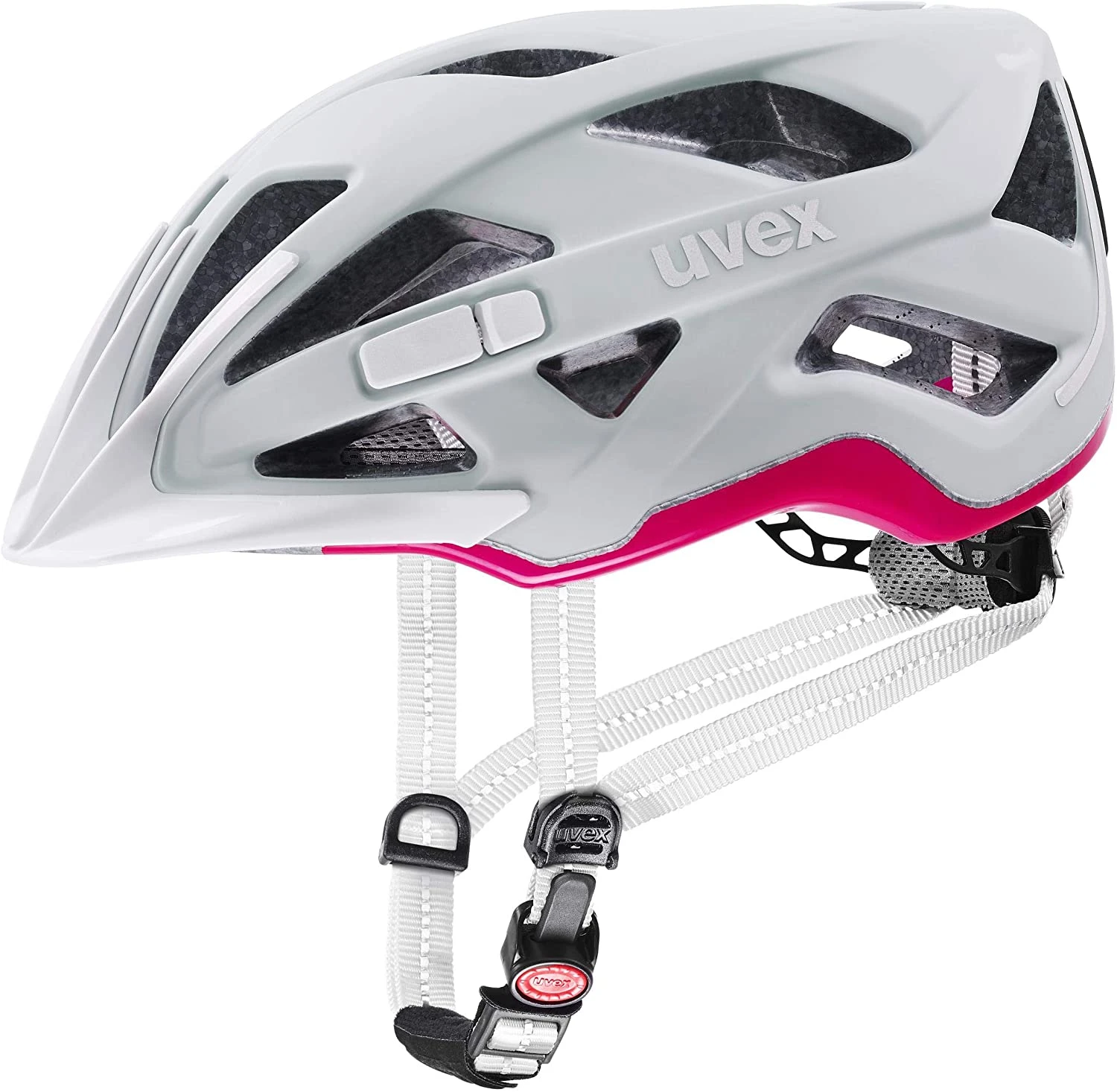 Uvex City Active Fahrradhelm - Papyrus-neon Pink Mat 1 Uvex City Active Fahrradhelm - Papyrus-neon Pink Mat