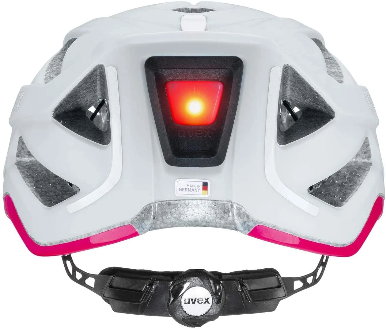 Uvex City Active Fahrradhelm - Papyrus-neon Pink Mat 4 Uvex City Active Fahrradhelm - Papyrus-neon Pink Mat – Bild 4