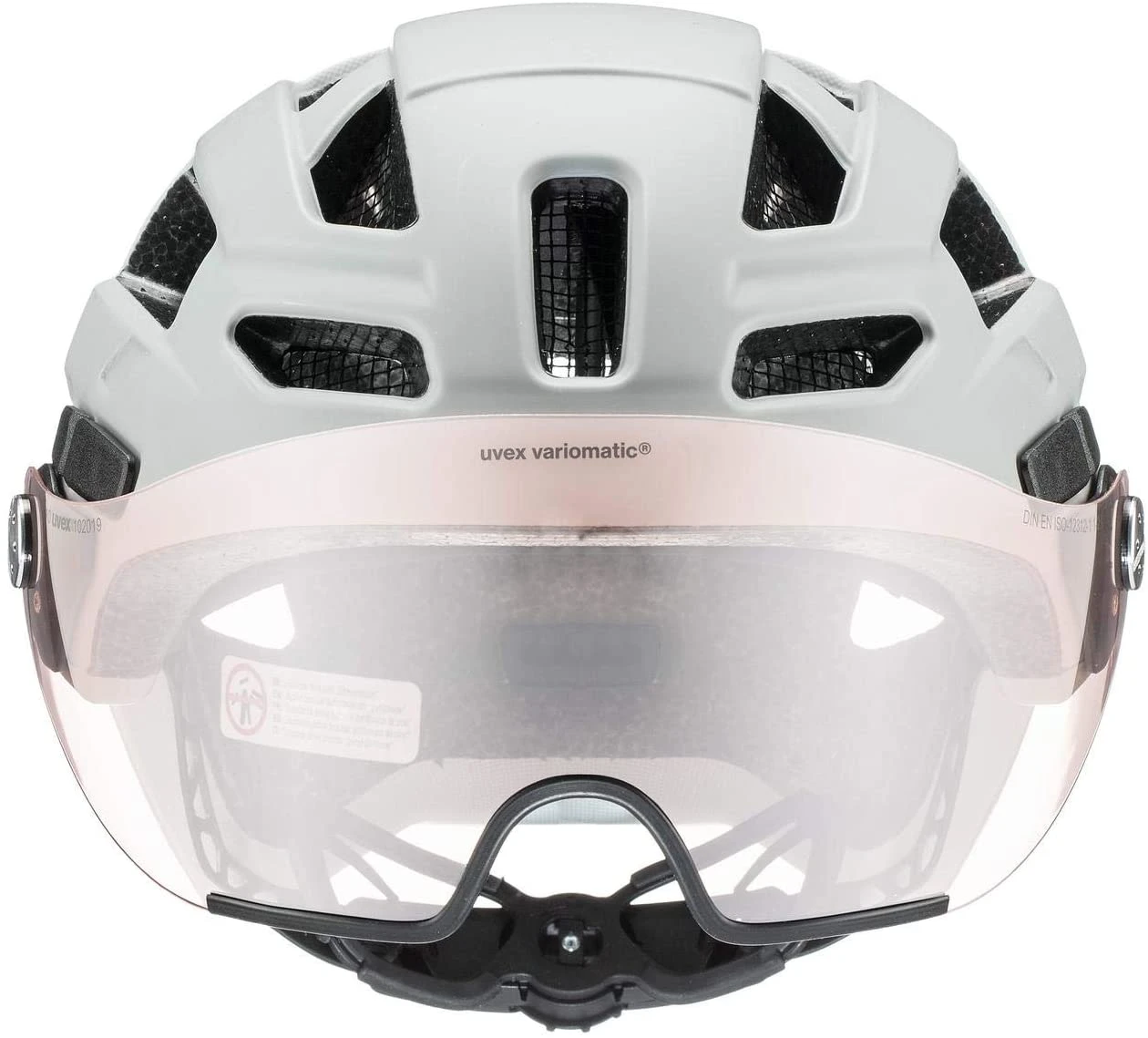 Uvex Finale Visor Vario Visier Fahrradhelm - Pap Mat 2 Uvex Finale Visor Vario Visier Fahrradhelm - Pap Mat – Bild 2