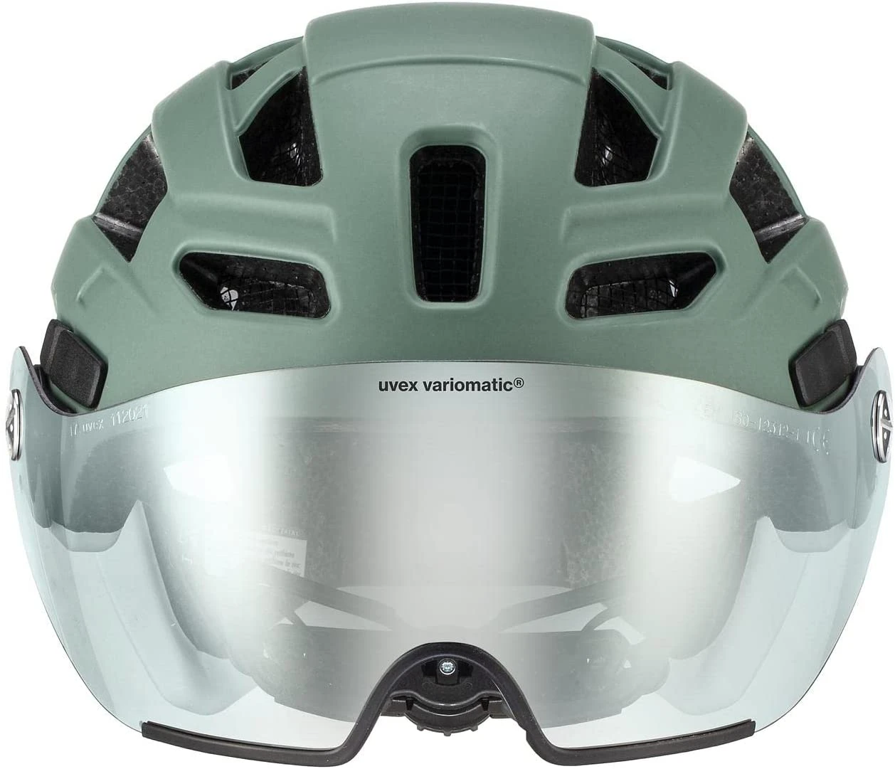 Uvex Finale Visor Vario Visier Fahrradhelm - Moss Green-cloud Matt 2 Uvex Finale Visor Vario Visier Fahrradhelm - Moss Green-cloud Matt – Bild 2