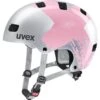 Skaterhelm Uvex Kid 3 - Silver-rose