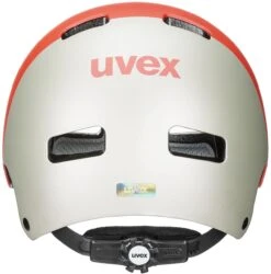 Skaterhelm Uvex Kid 3 Cc - Grapefruit Sand Mat -Fahrradhelme Store uvex kid 3 cc kinder skaterhelm fahrradhelm grapefruit sand mat 3 Ansicht von hinten