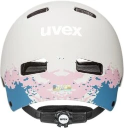 Skaterhelm Uvex Kid 3 Cc - Grey-grapefruit Mat -Fahrradhelme Store uvex kid 3 cc kinder skaterhelm fahrradhelm grey grapefruit mat 3 Ansicht von hinten