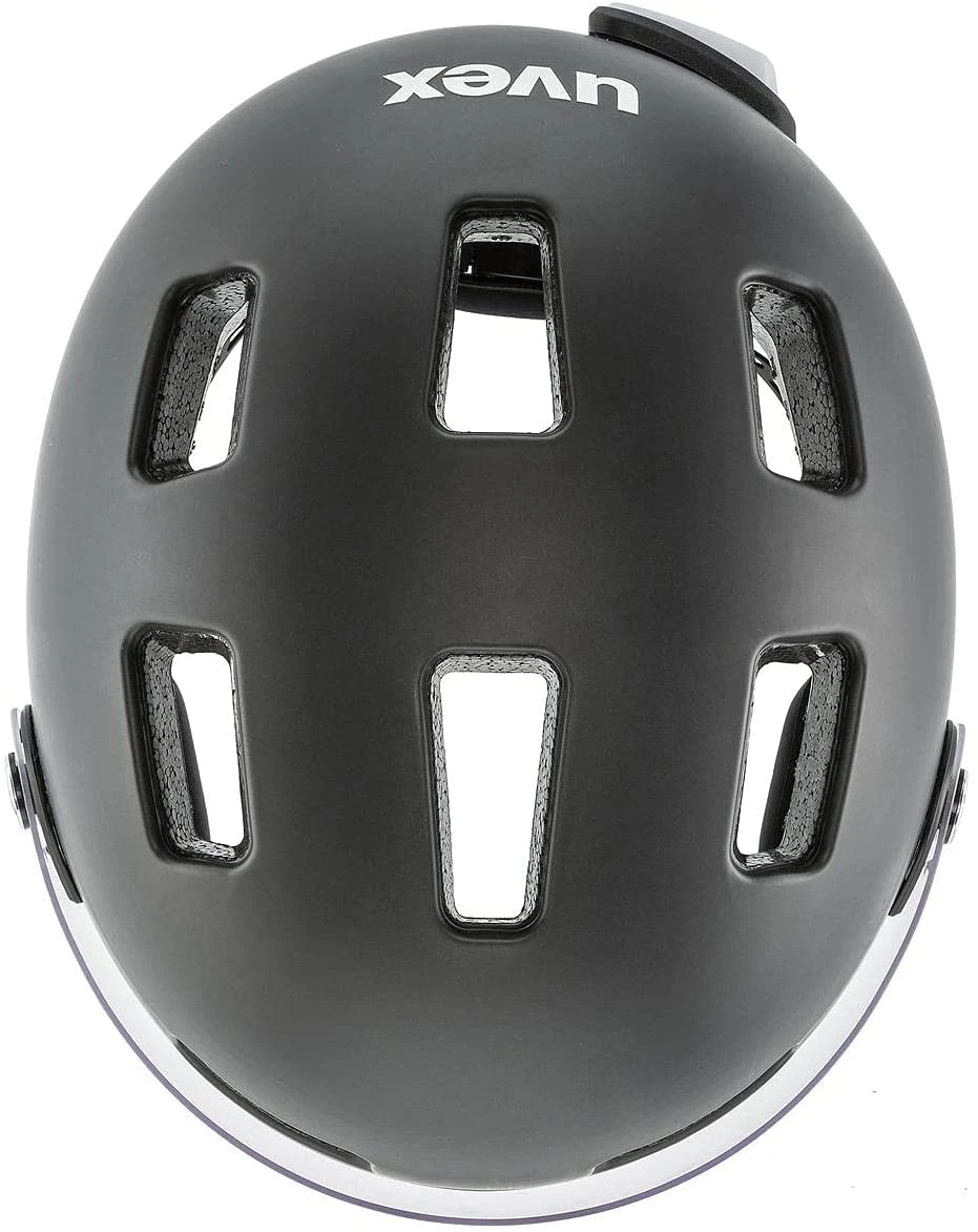 Uvex Rush Visor Visier Fahrradhelm - Dark Silver Mat 7 Uvex Rush Visor Visier Fahrradhelm - Dark Silver Mat – Bild 7