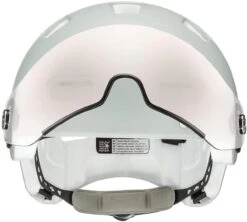 Uvex Rush Visor Visier Fahrradhelm - Papyrus Grey Mat -Fahrradhelme Store uvex rush visor Visier Fahrradhelm mit Ruecklicht papyrus grey mat 2a