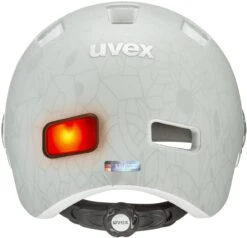 Uvex Rush Visor Visier Fahrradhelm - Papyrus Grey Mat -Fahrradhelme Store uvex rush visor Visier Fahrradhelm mit Ruecklicht papyrus grey mat 4