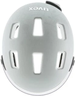 Uvex Rush Visor Visier Fahrradhelm - Papyrus Grey Mat -Fahrradhelme Store uvex rush visor Visier Fahrradhelm mit Ruecklicht papyrus grey mat 7